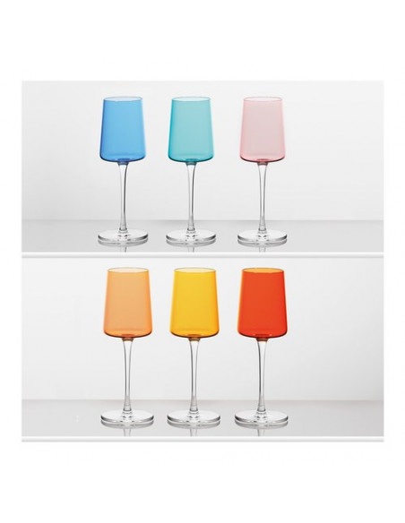 Set calici Amicasa WW22133 ARES Colori assortiti