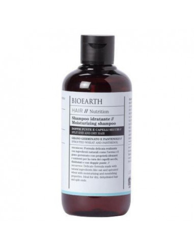 Shampoo capelli Bioearth Idratante doppie punte e capelli secchi 250 m