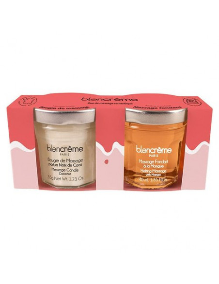 Set bagno Blancreme Paris Duo massaggio romantico mango e cocco
