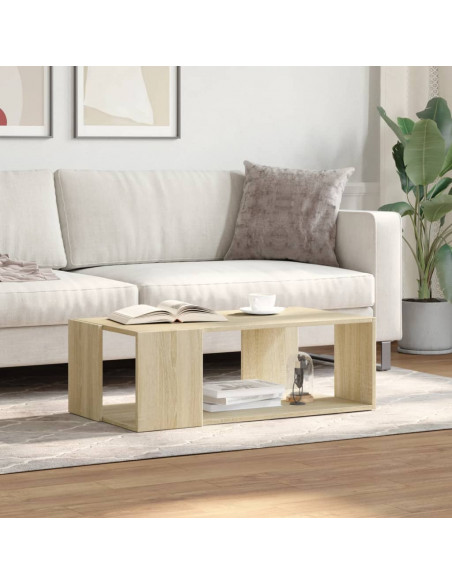 Tavolino Salotto Rovere Sonoma 89,5x48x30 cm Legno Multistrato
