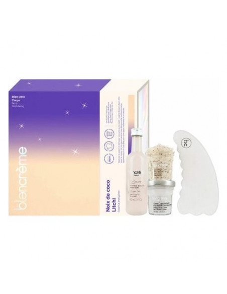 Set bagno Blancreme Paris Scatola corpo gua sha cocco litchi