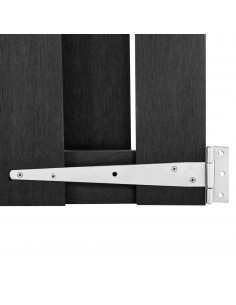 Cancello da Giardino in WPC 100x60 cm Grigio