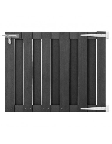 Cancello da Giardino in WPC 100x80 cm Grigio