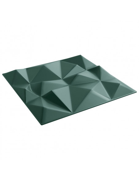 Pannelli Murali 12 pz Verdi 50x50 cm XPS 3 m² Diamante