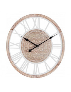 Orologio da parete Yes Everyday 0182145 Ticking Q99 Bianco e Legno