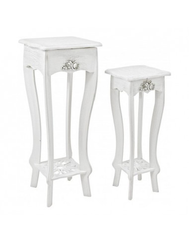 Set tavolini Yes Everyday 0744181 BLANC Bianco decapÃ¨