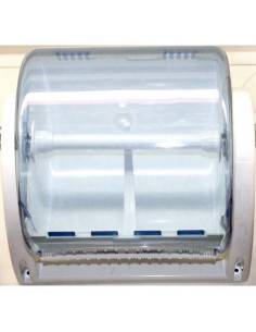 Porta rotolo pulitutto Essebidue 9091465 Appendibile e da Terra Bianco