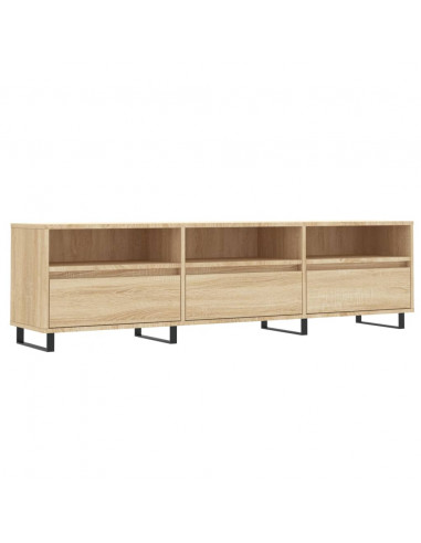 Mobile Porta TV Rovere Sonoma 150x30x44,5 cm Legno Multistrato