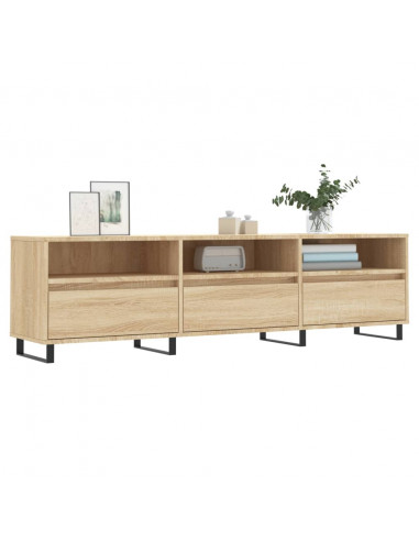 Mobile Porta TV Rovere Sonoma 150x30x44,5 cm Legno Multistrato
