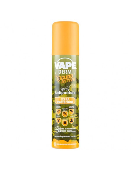 Repellente spray per insetti Vape 2580021 Derm Scudo Attivo