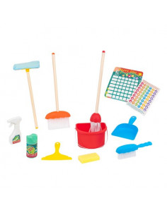 Scopa giocattolo Globo 40831 WTOY Set pulizia casa 12 pz