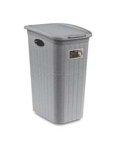 Porta biancheria Stefanplast 30512 ELEGANCE Grigio pietra