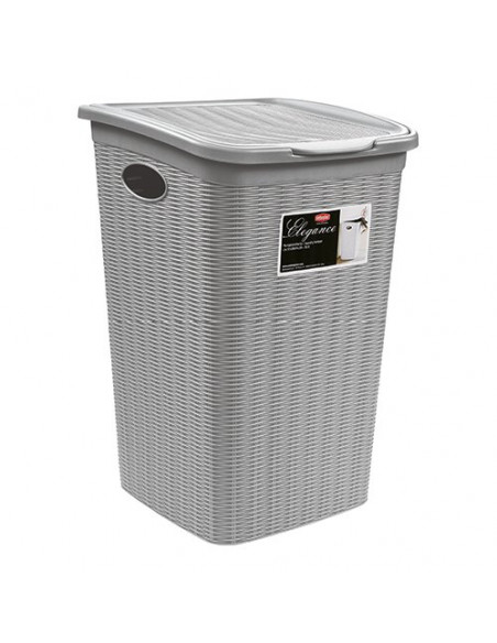 Porta biancheria Stefanplast 30081 ELEGANCE Grigio pietra