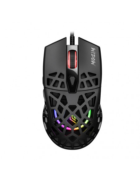 NOUA MOUSE GAMING WIDOW 6D FPS PIXART 3212 7200 DPI RGB