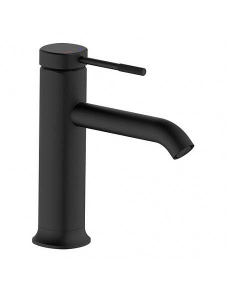 Miscelatore lavabo Idro Bric SCARUB1194NE RIVIERA Nero satinato Nero s
