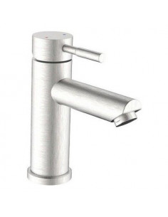 Miscelatore lavabo Idro Bric SCARUB1139AC ANTEA Spazzolato argento Spa