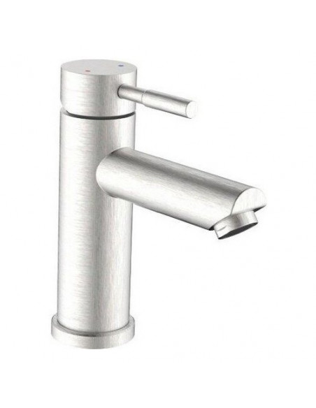 Miscelatore lavabo Idro Bric SCARUB1139AC ANTEA Spazzolato argento Spa