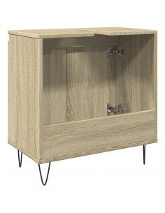 Mobile da Bagno Rovere Sonoma 58x33x60 cm in Legno Multistrato