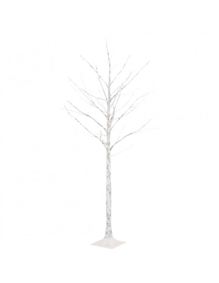 Betulla con LED Bianco Caldo 96 LED 180 cm