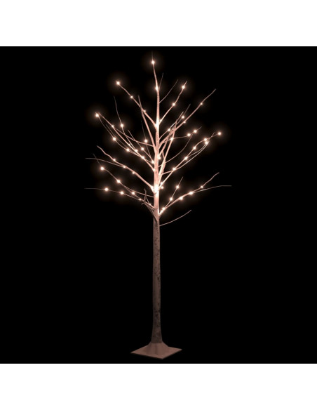 Betulla con LED Bianco Caldo 96 LED 180 cm