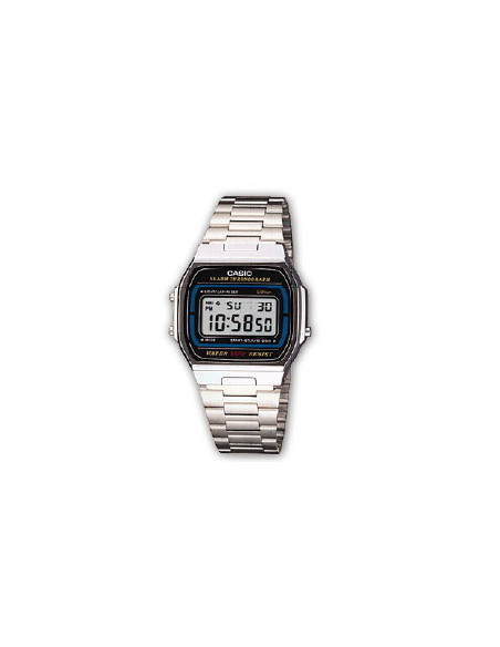 Orologio Casio A164WA 1VES VINTAGE Iconic Silver e Black