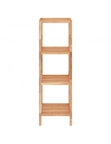 Scaffale da Bagno 36x36x112 cm in Legno Massello di Noce