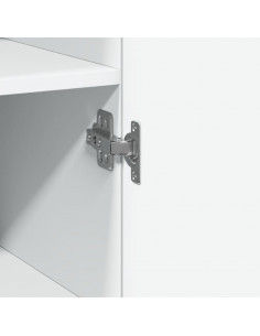 Mobile Sottile Bianco 30x42,5x225 cm in Truciolato