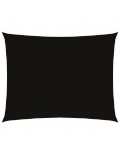 Parasole a Vela Oxford Rettangolare 2x3 m Nero 2
