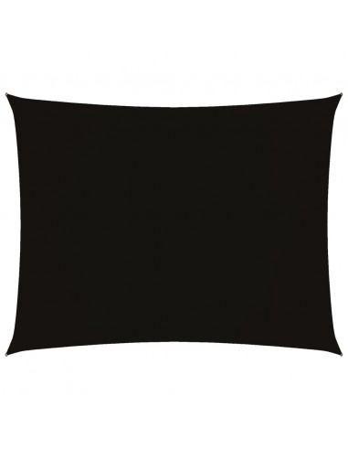 Parasole a Vela Oxford Rettangolare 2x3 m Nero