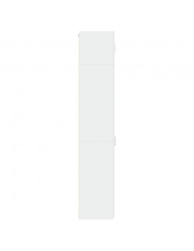 Mobile Sottile Bianco 30x42,5x225 cm in Truciolato