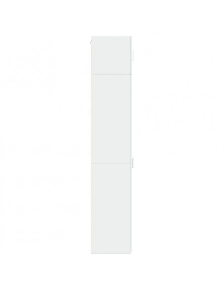 Mobile Sottile Bianco 30x42,5x225 cm in Truciolato