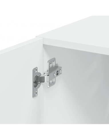 Mobile Sottile Bianco 30x42,5x225 cm in Truciolato