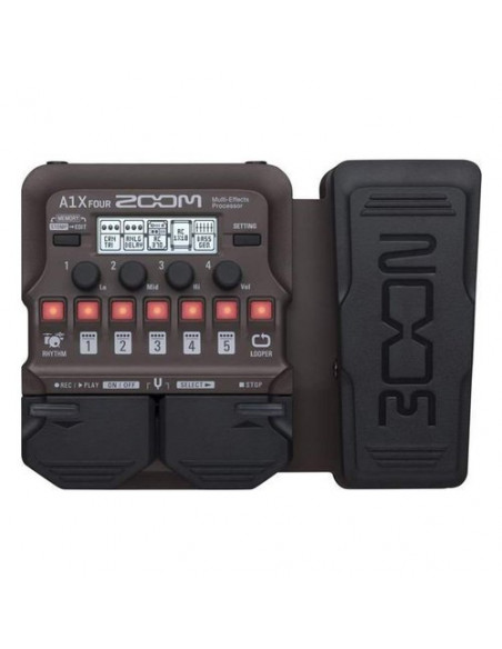 Multieffetto chitarra Zoom A1X Four Acoustic Black Black