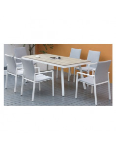 Set tavolo e sedie Amicasa ALEX Bianco