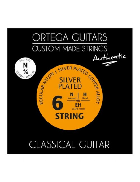 Muta corde chitarra classica Ortega NYA44N AUTHENTIC Normal Tension