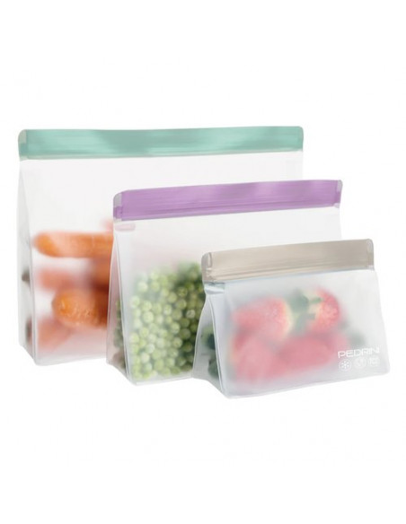 Sacchetti alimenti Pedrini 04GD259 6 LILLO FRESH Chiusura Ermetica Col