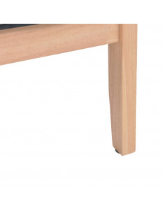 Divano a 2 Posti in Stoffa Grigio Chiaro