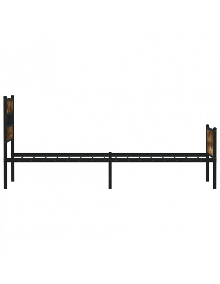 Giroletto senza Materasso Rovere Fumo 75x190 cm in Truciolato