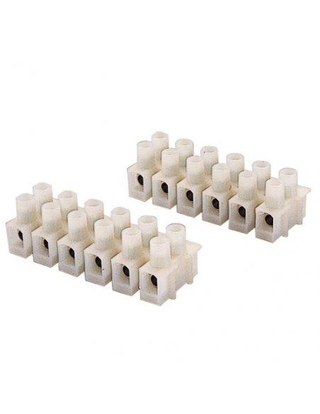 Morsetti elettrici Poly Pool PP0505 6 Poli Bianco Bianco