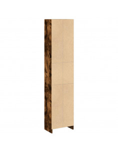 Libreria Rovere Fumo 40x24x176 cm in Legno Multistrato