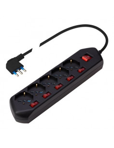 Multipresa tavolo Poly Pool PP2509 2 Multiswitch Nero Nero