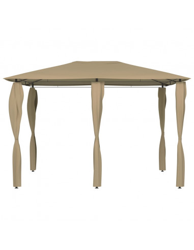 Gazebo con Montanti Rivestiti 3x4x2,6 m Talpa 160 g/m²