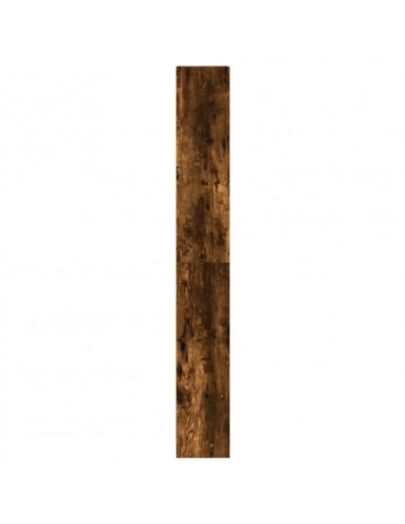 Libreria Rovere Fumo 40x24x176 cm in Legno Multistrato