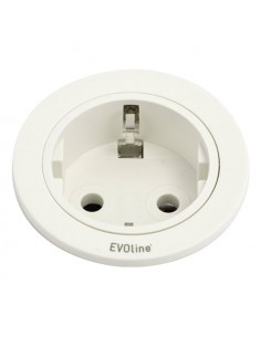 Multipresa mobile Evoline 159280004300 ONE Bianco Bianco