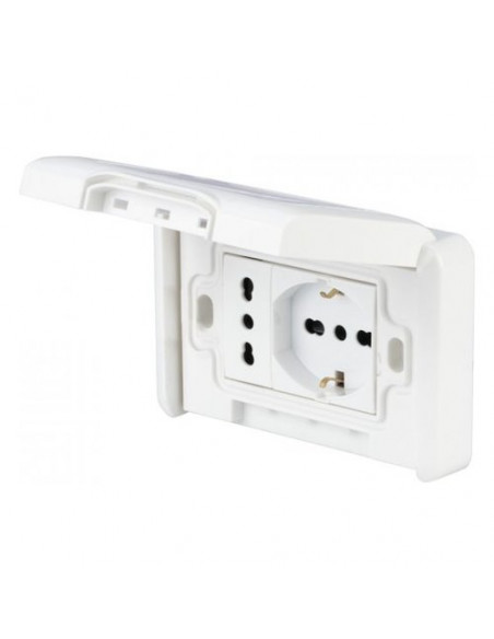 Placca elettrica Poly Pool PP6097X Bianco