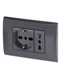 Placca elettrica Poly Pool PP6094.1X Antracite