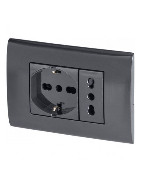 Placca elettrica Poly Pool PP6094.1X Antracite