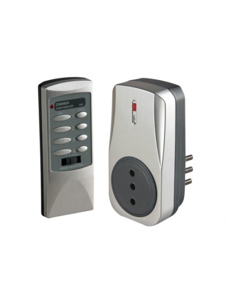 Presa e telecomando Poly Pool 1530 2P+T 10A Grigio e Nero