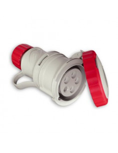 Presa elettrica Fanton 71165 ARGO Rosso e Bianco