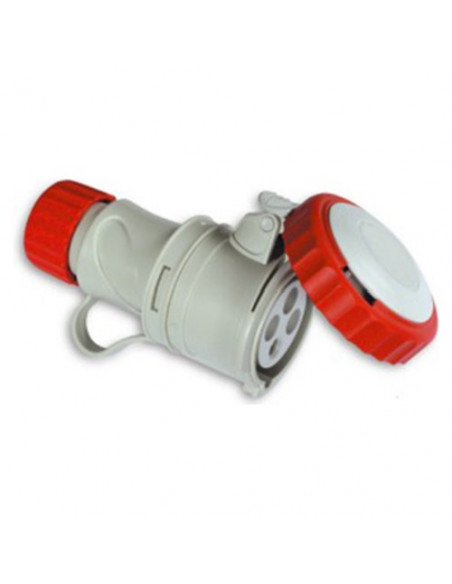 Presa elettrica Fanton 71164 ARGO Rosso e Bianco